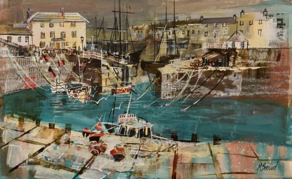 - Mixed Media on Board, Painting by Mike Bernard, measuring 27 x 44 cm (H x W) framed at 47 x 64 cm £1300